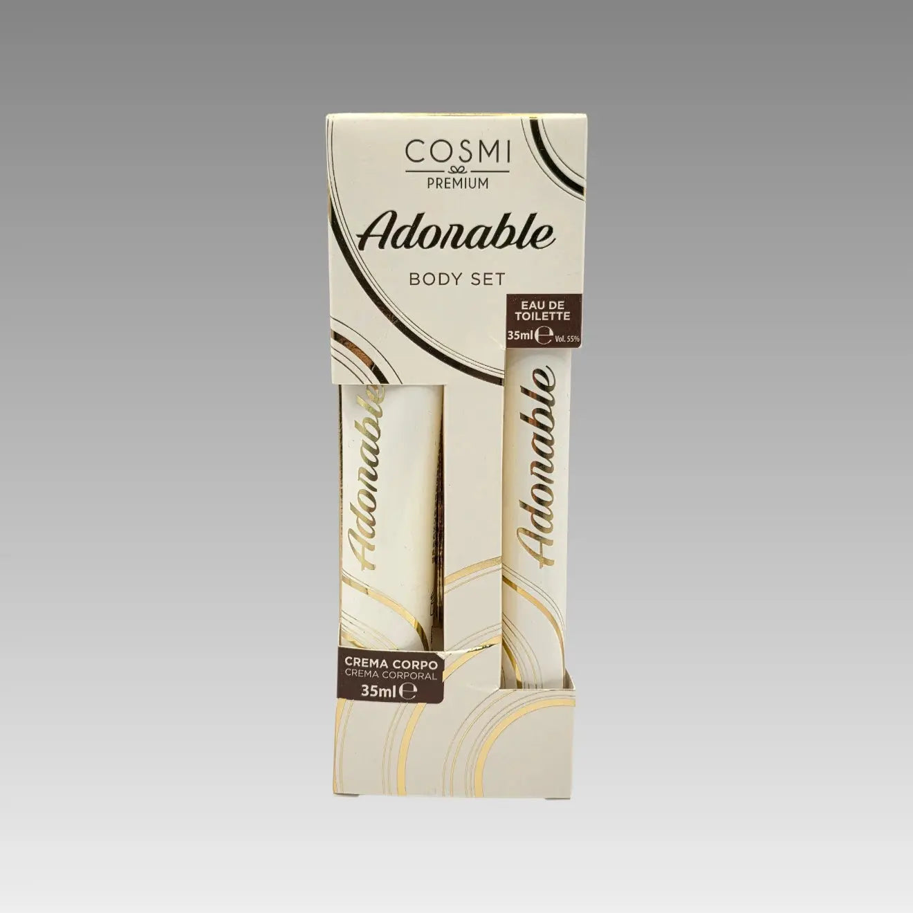 Set de crema corporal y EDT