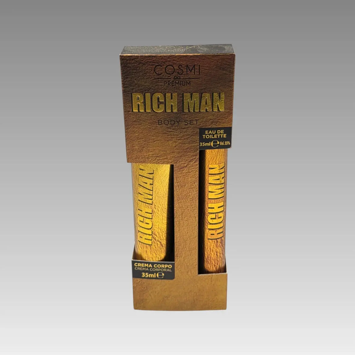 Set de crema corporal y EDT