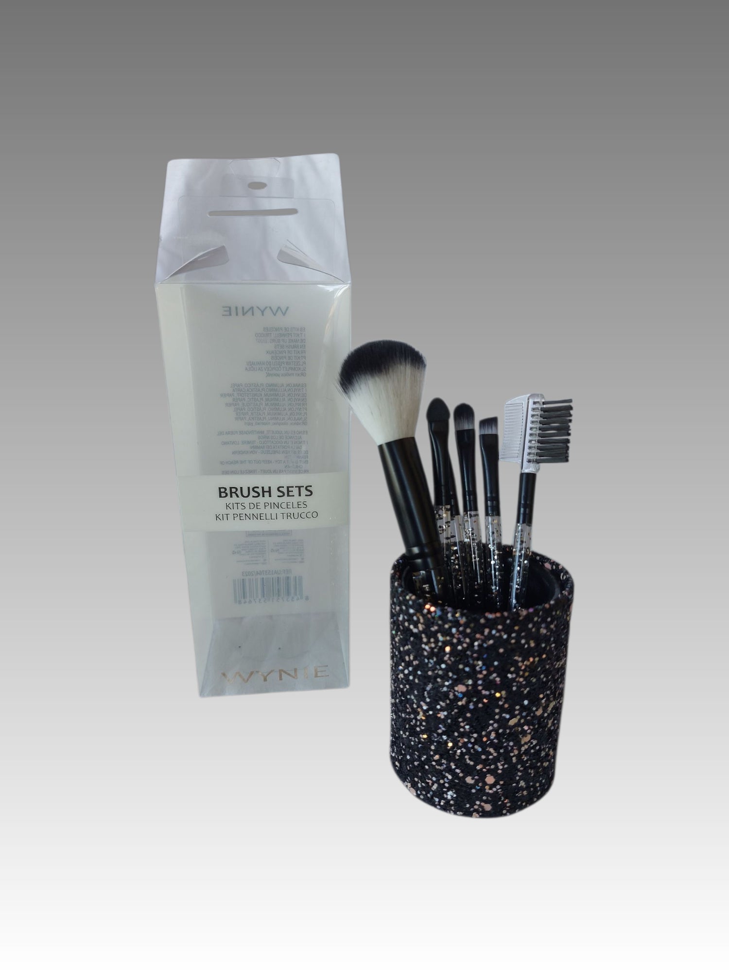 Set Pennelli Con Contenitore Effetto Glitter Splendi