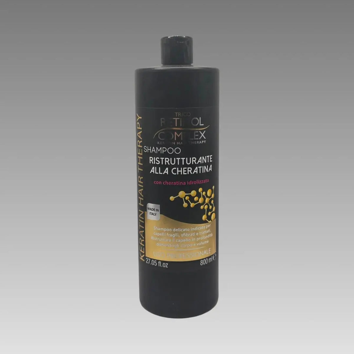 Shampoo Ristrutturante alla Cheratina (800 ml)