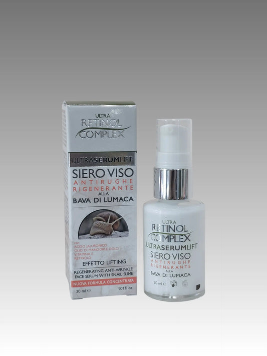 Siero Viso Antirughe Rigenerante Alla Bava Di Lumaca (30 ml) Splendi