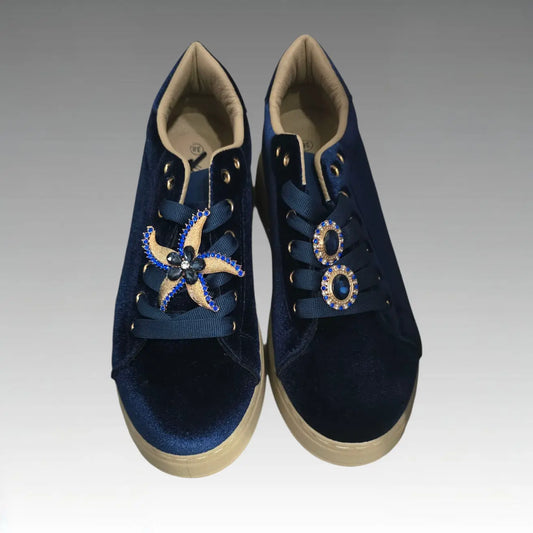 Sneaker Platform Con Charm Gioiello Splendi