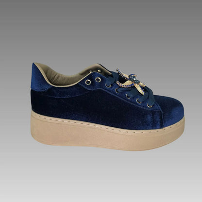 Sneaker Platform Con Charm Gioiello Splendi