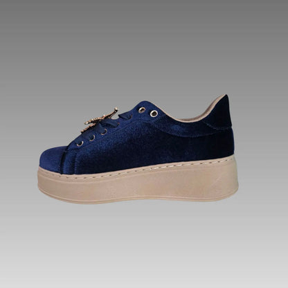 Sneaker Platform Con Charm Gioiello Splendi