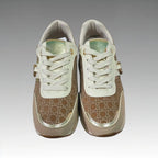 Sneaker Platform Con Tessuto Lavorato Splendi