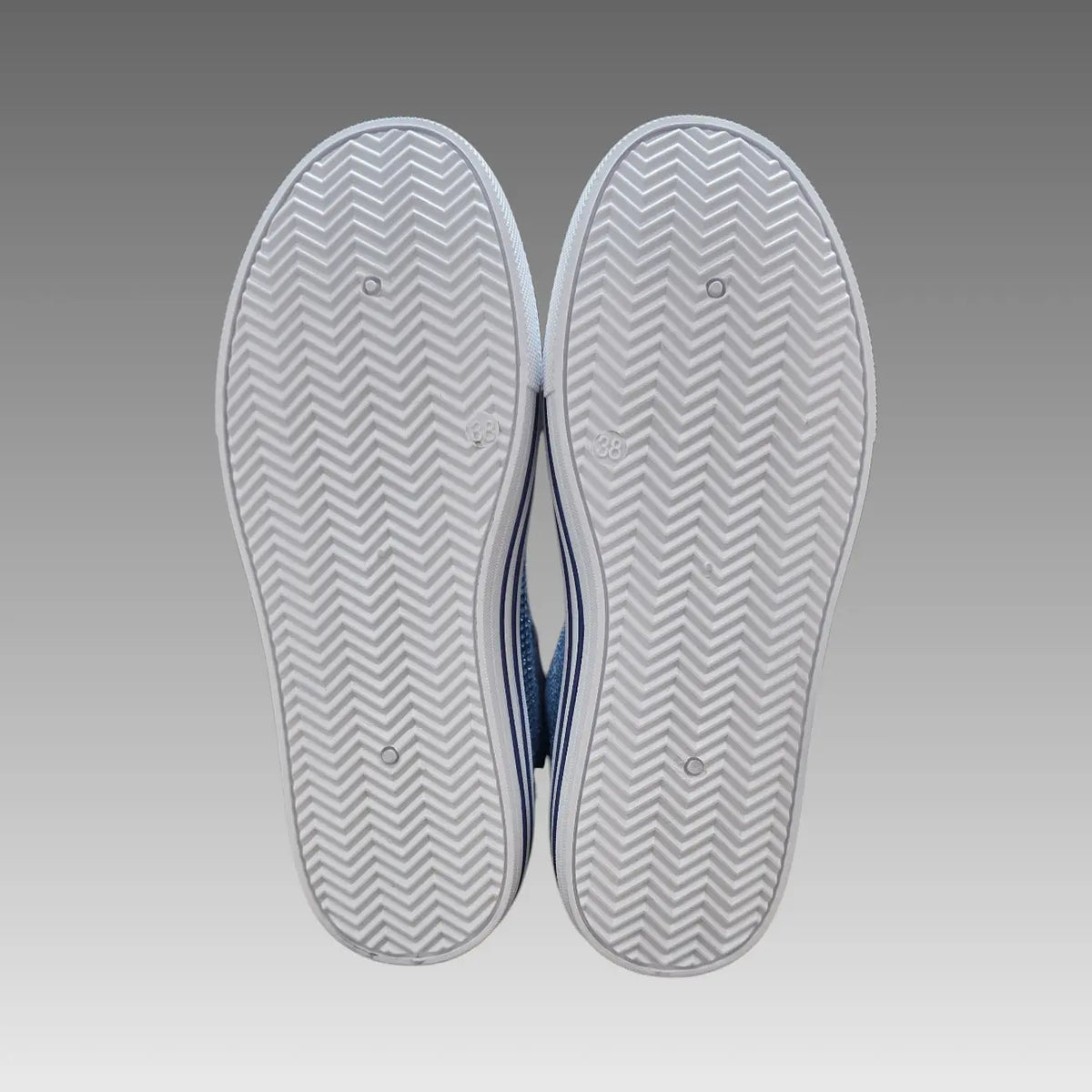 Sneakers Alte Platform Denim E Strass Splendi