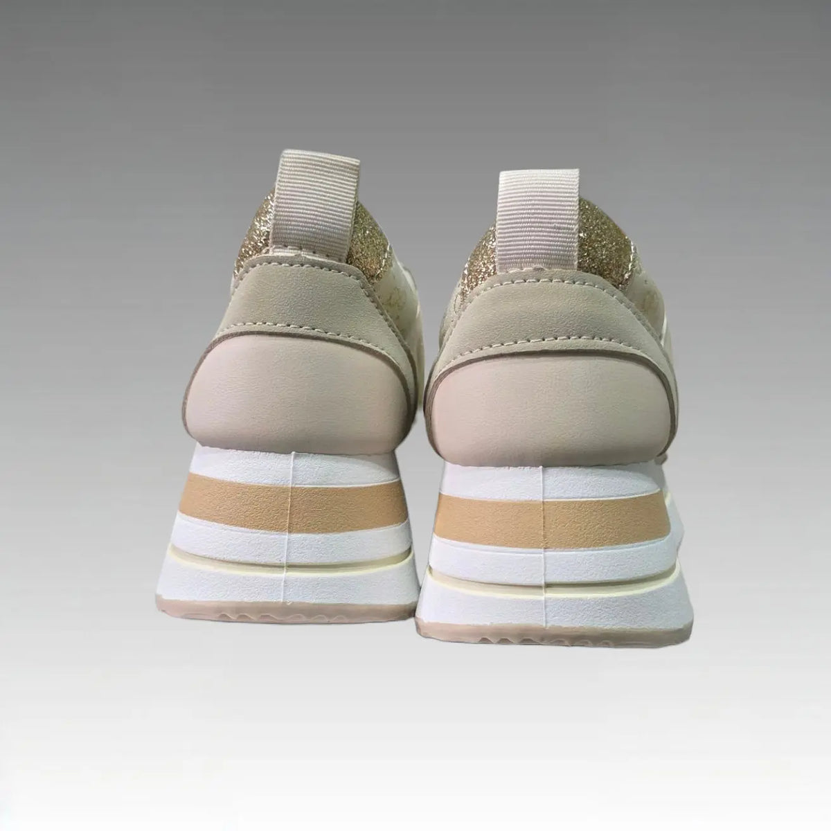 Sneakers Platform Beige Splendi
