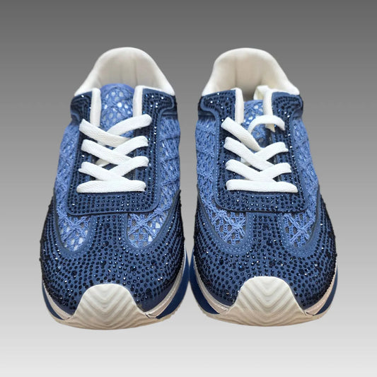 Sneakers Platform Mesh E Strass Splendi