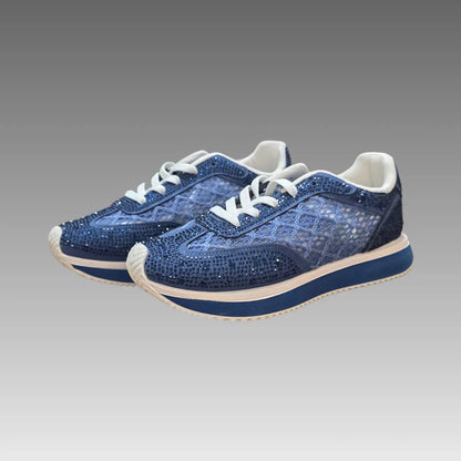 Sneakers Platform Mesh E Strass Splendi