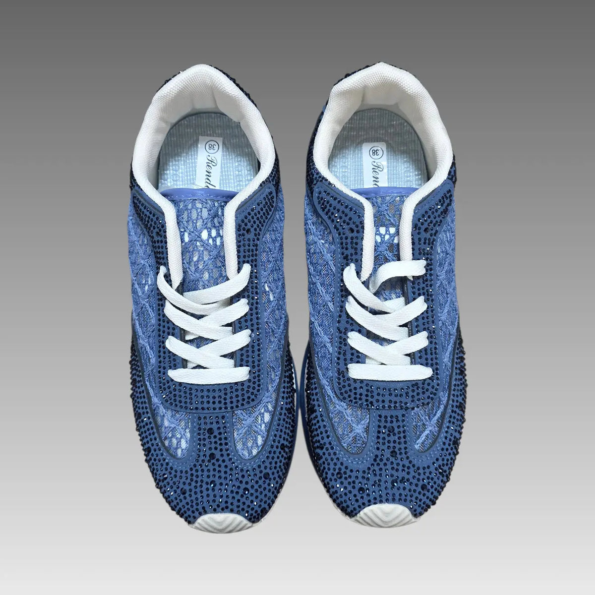 Sneakers Platform Mesh E Strass Splendi