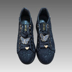 Sneakers Platform Pizzo E Farfalla Gioiello Splendi