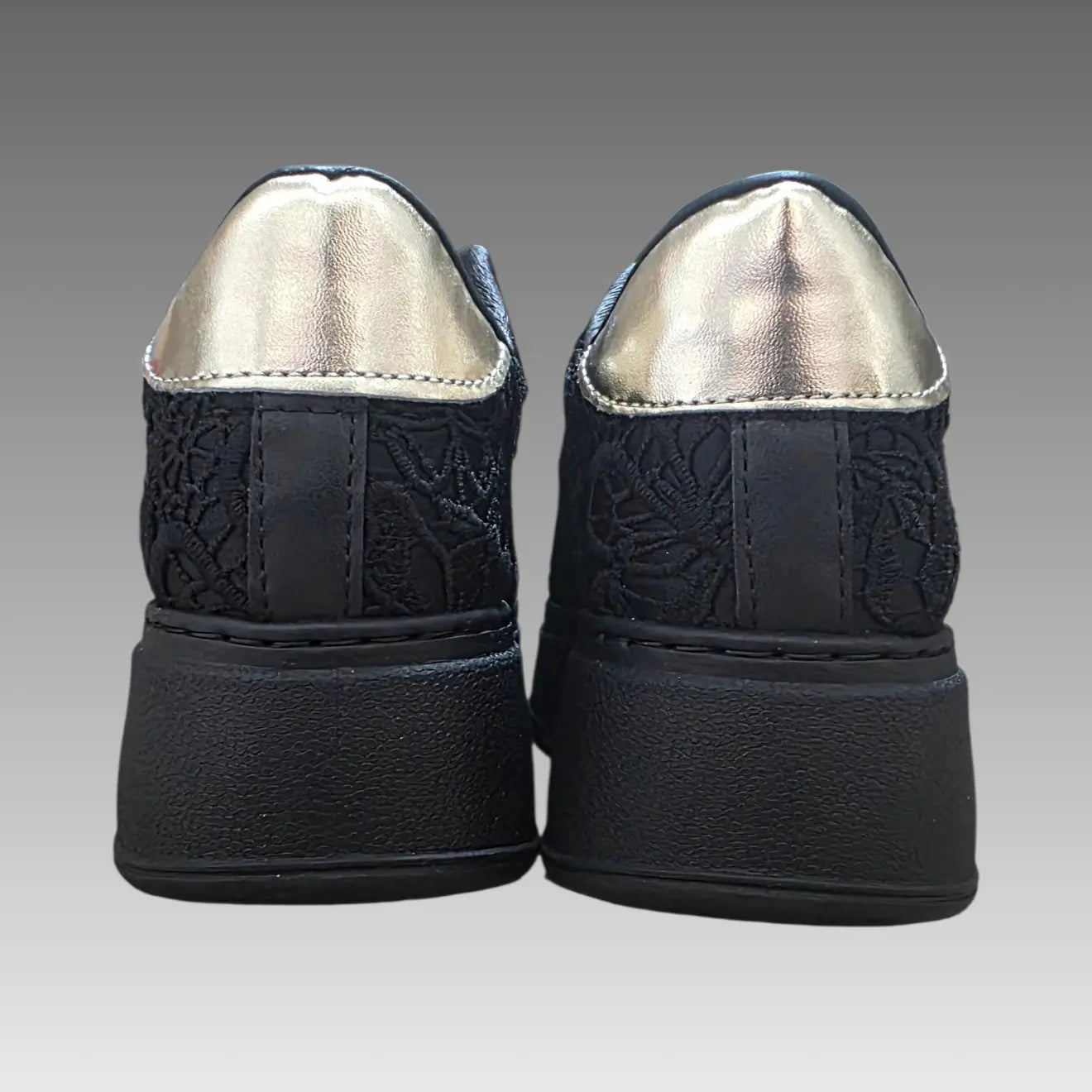 Sneakers Platform Pizzo E Farfalla Gioiello Splendi