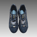 Sneakers Platform Pizzo E Farfalla Gioiello Splendi