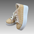 Sneakers Platform Rafia E Ape Gioiello Splendi