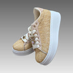 Sneakers Platform Rafia E Ape Gioiello Splendi