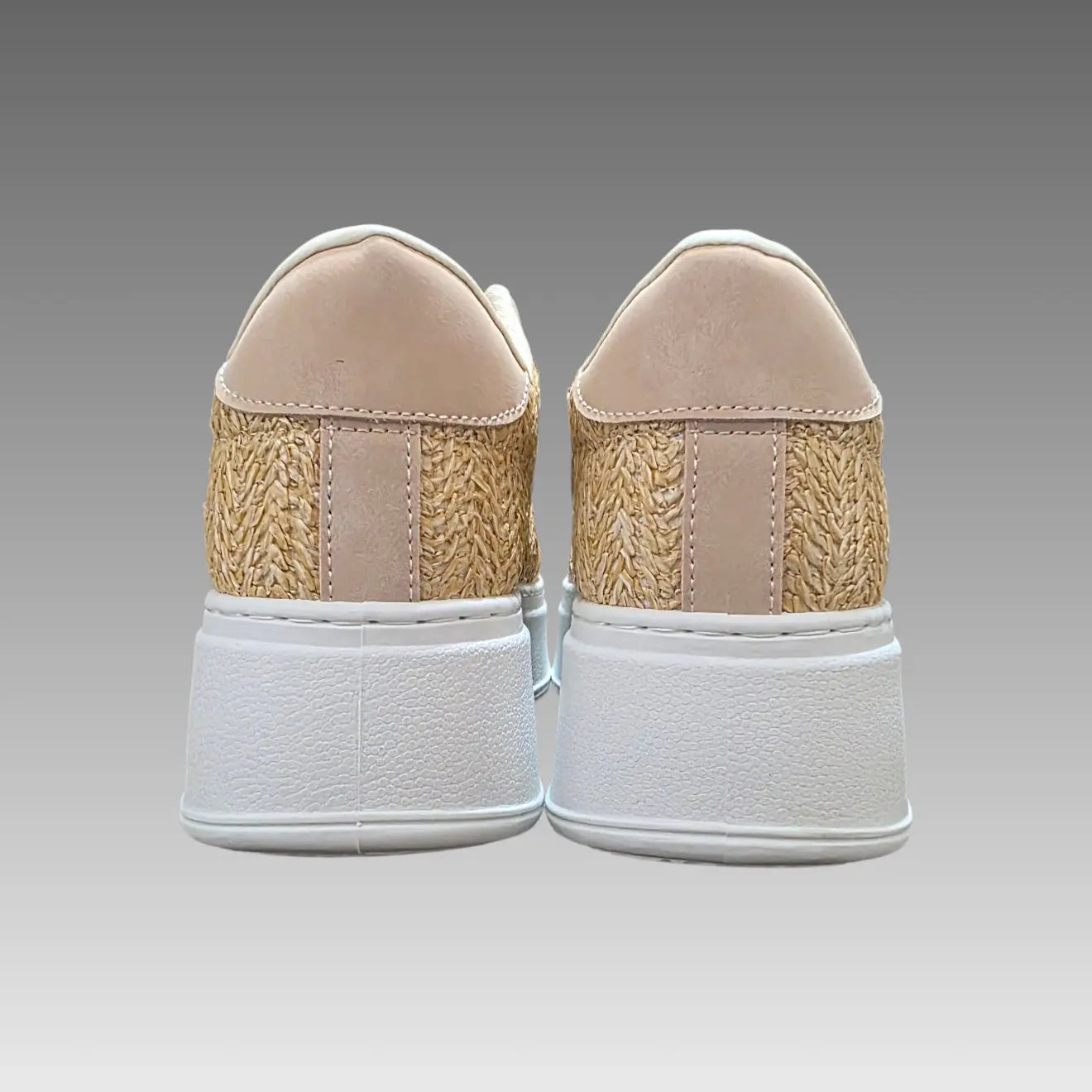 Sneakers Platform Rafia E Ape Gioiello Splendi