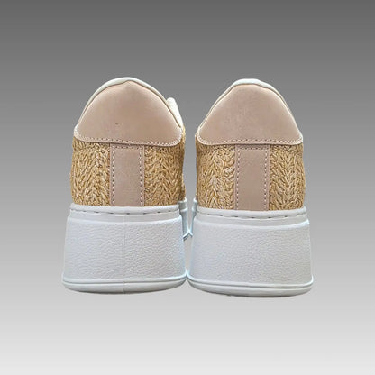 Sneakers Platform Rafia E Ape Gioiello Splendi
