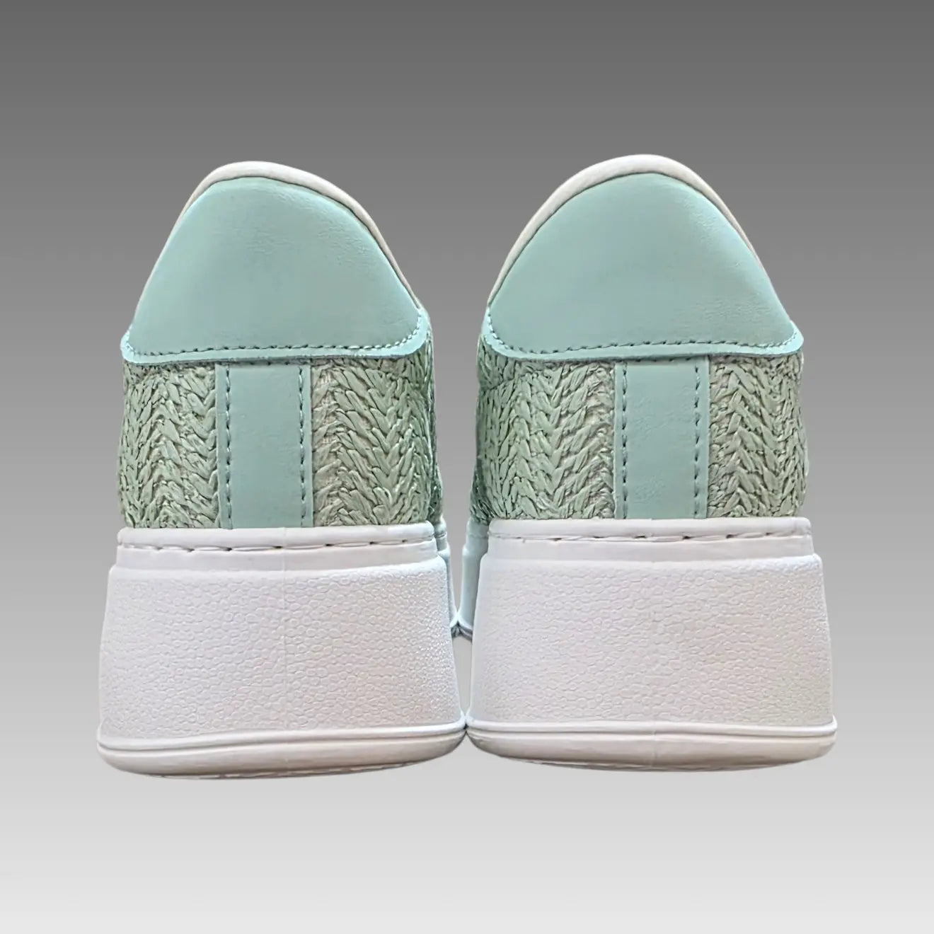 Sneakers Platform Rafia E Fiore Gioiello Splendi