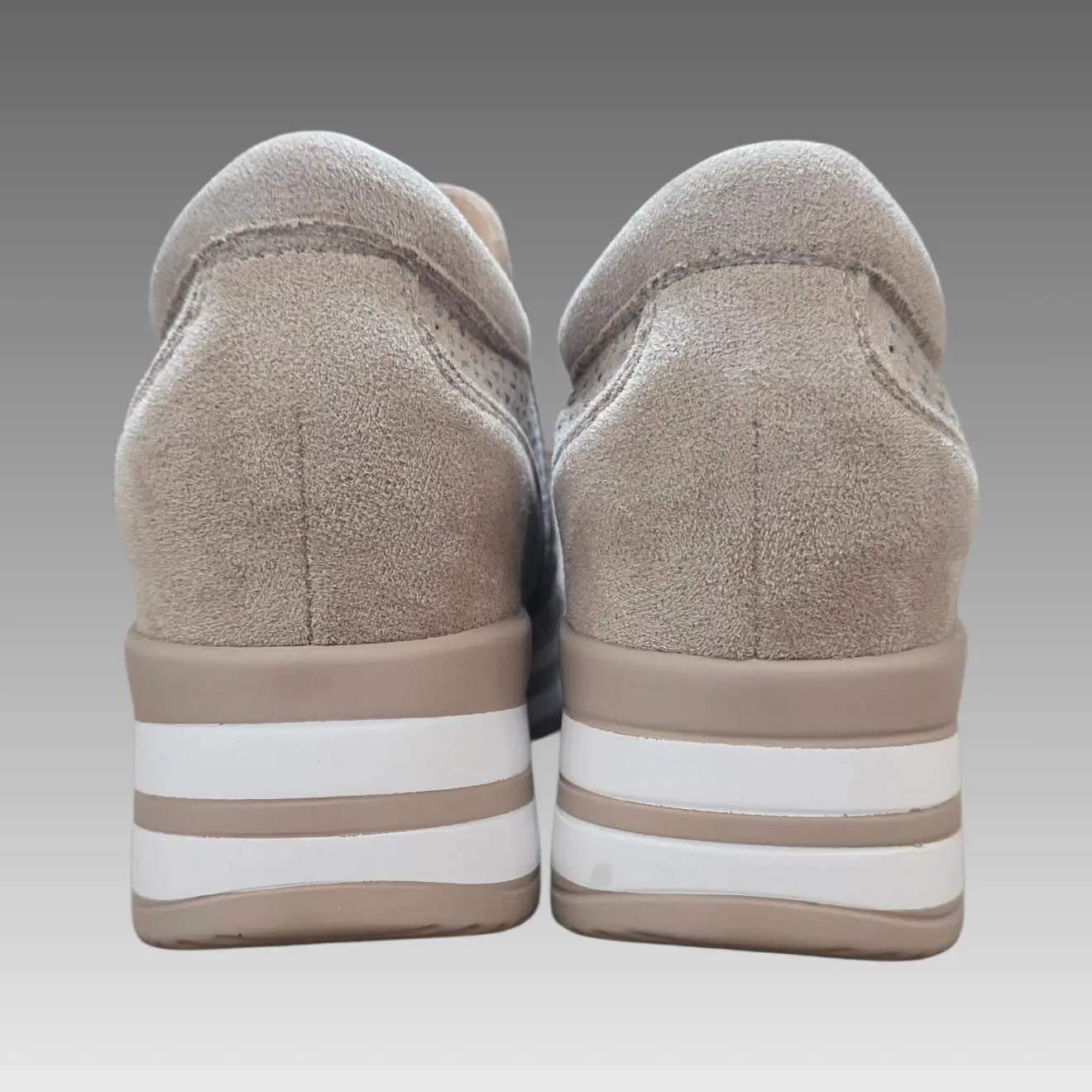 Sneakers Platform Slip-On Con Strass Splendi