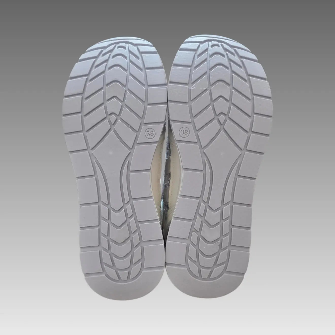 Sneakers Platform Strass Silver Splendi