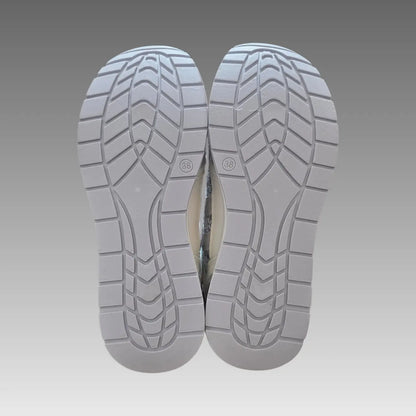 Sneakers Platform Strass Silver Splendi