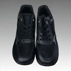 Sneakers Sportive Con Strass E Cerniera Splendi