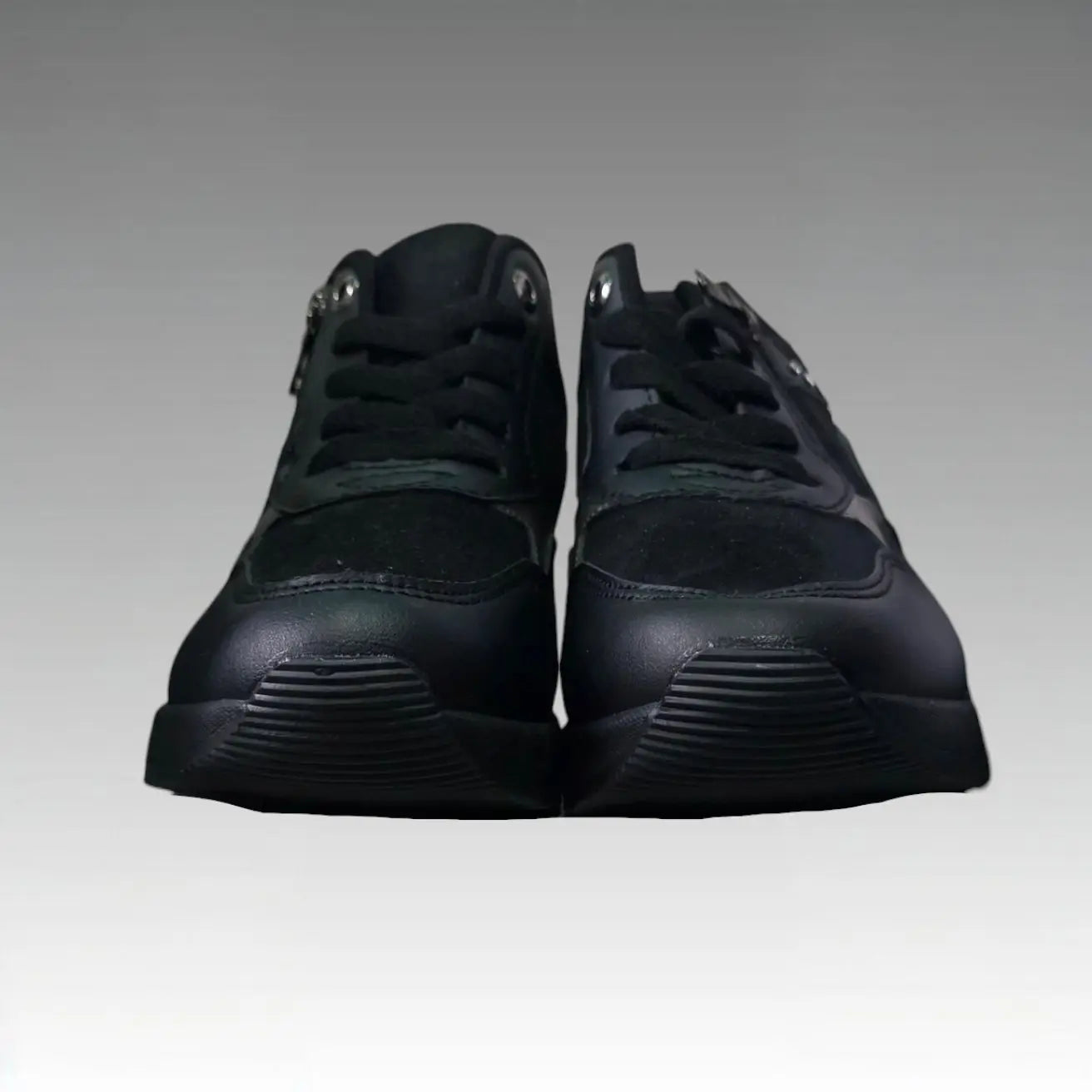 Sneakers Sportive Con Strass E Cerniera Splendi