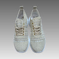 Sneakers Traforate In Rafia Super Leggere Gold Splendi