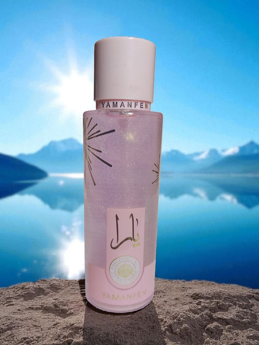 Yamanfen Acqua Profumata con Glitter Pink Shimmer
