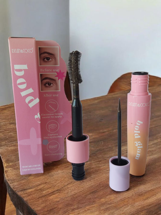 Mascara E Eyeliner 2-In-1