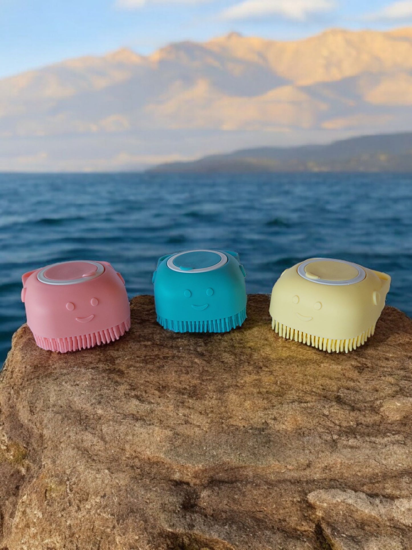 Spugna Contenitore In Silicone Massaggiante