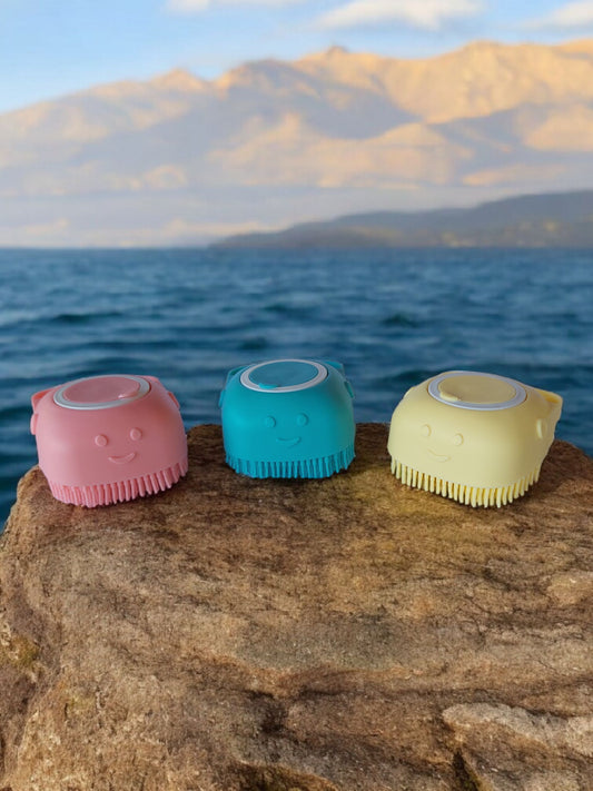 Spugna Contenitore In Silicone Massaggiante