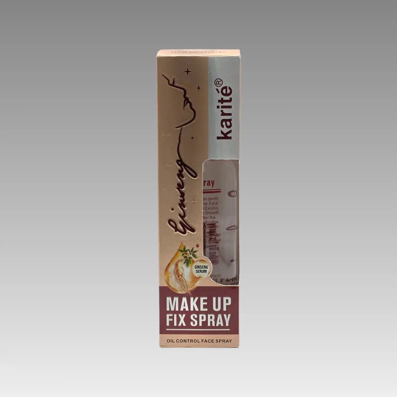 Spray fijador de maquillaje con ginseng (165 ml)